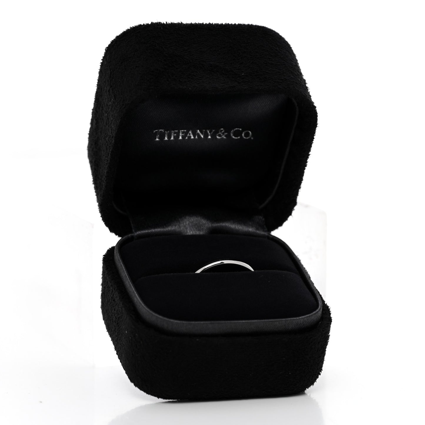 Platinum 2mm Forever Wedding Band Ring 56 7.75