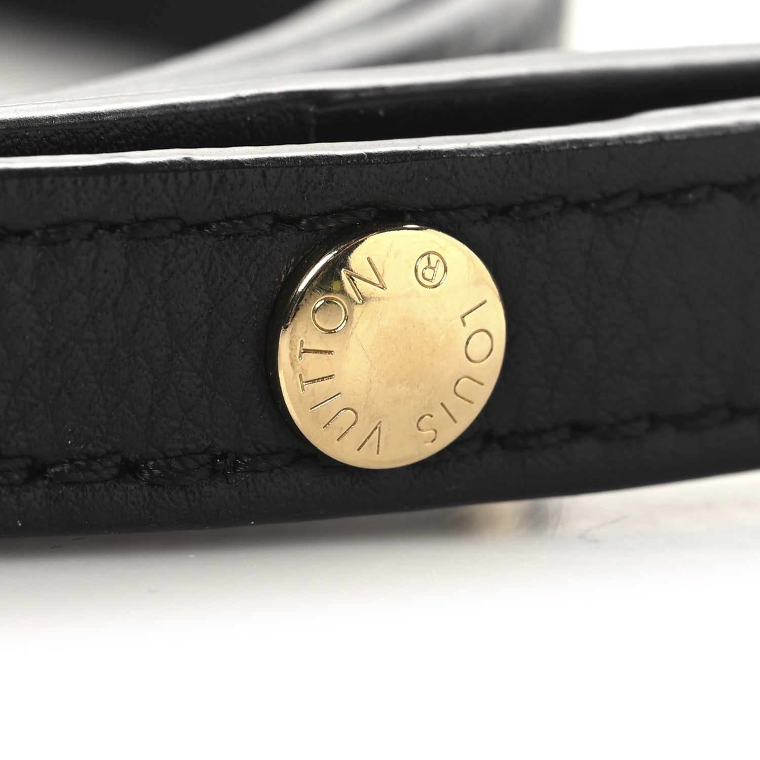 Louis Vuitton Calfskin Neo Noe Shoulder Strap Black 4 of 5