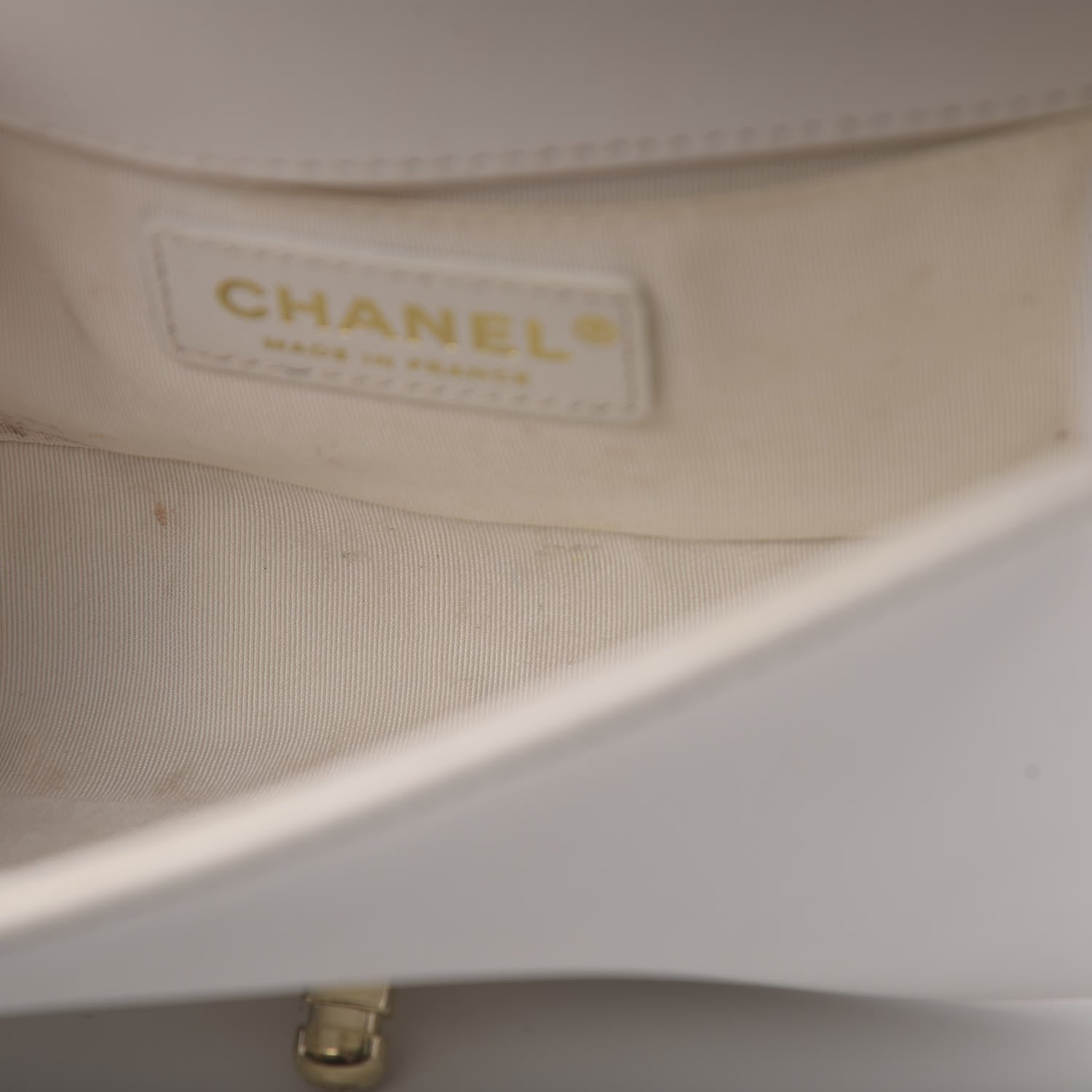 Chanel Calfskin Quilted Small Boy Flap White 16 of 16