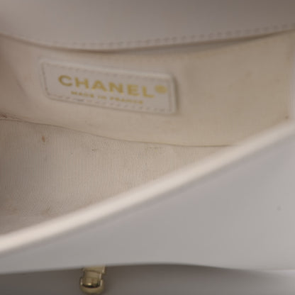 Chanel Calfskin Quilted Small Boy Flap White 16 of 16