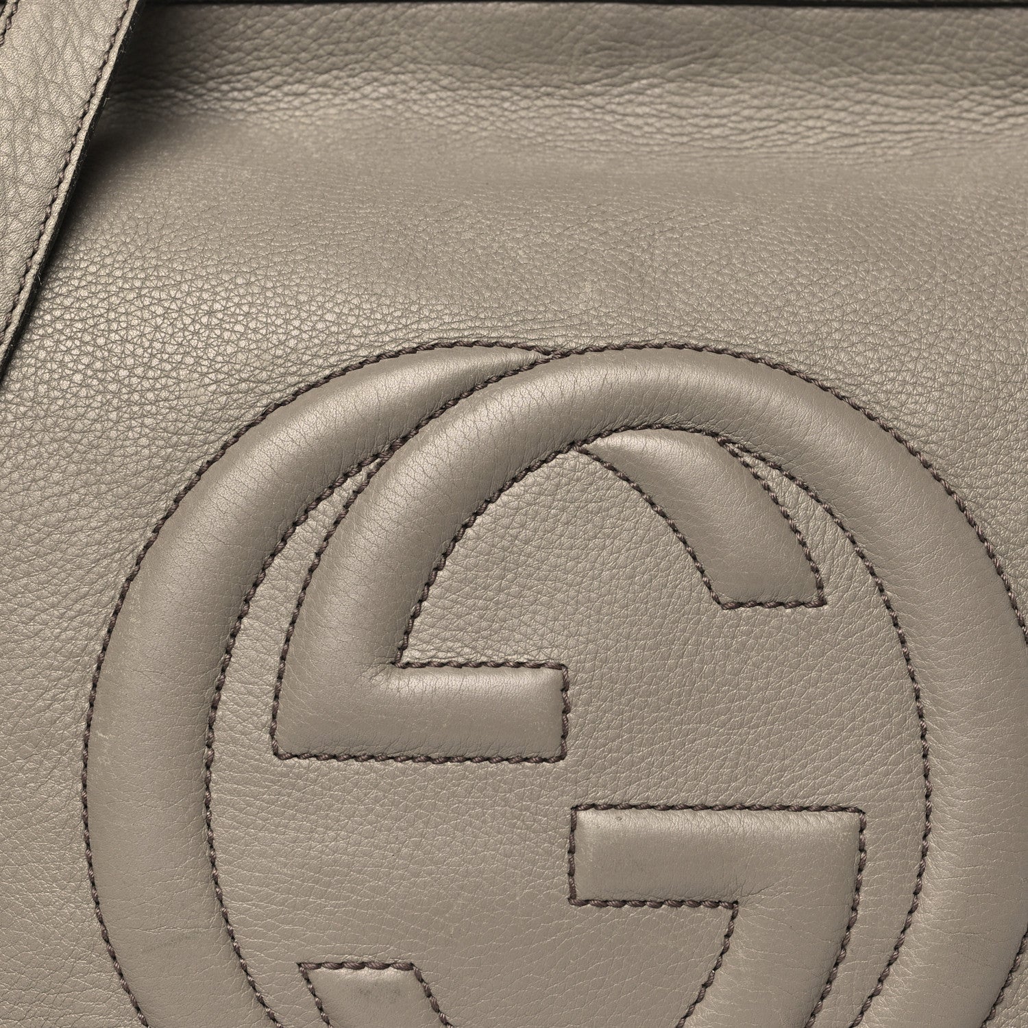 Gucci Pebbled Calfskin Medium Soho Hobo New Fango 8 of 15