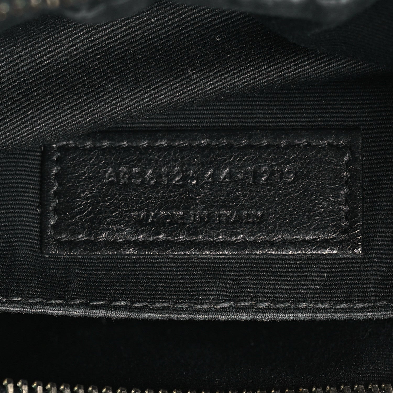 Saint Laurent Calfskin Matelasse Monogram Lou Camera Bag Black 7 of 9