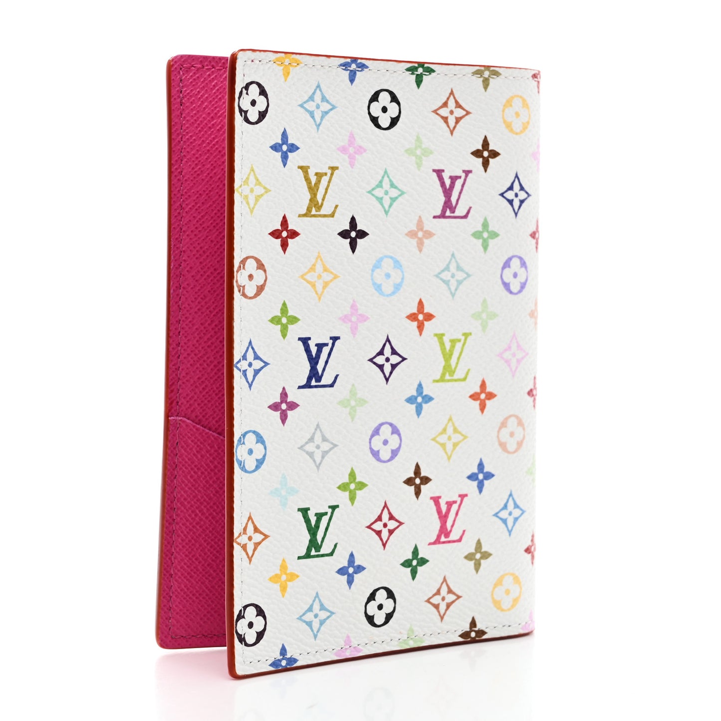 LV X TM Monogram Multicolor Passport Cover White