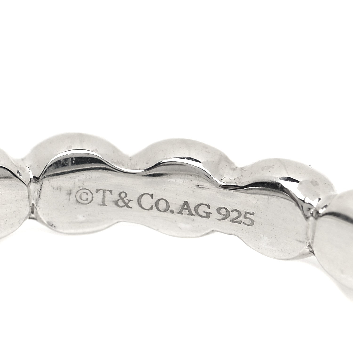 Tiffany Sterling Silver Black Spinel Ziegfeld Ring 59 8.75 4 of 4