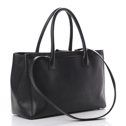 Chanel Calfskin Cerf Executive Shopper Tote Black 2 of 13