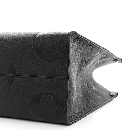 Louis Vuitton Empreinte Monogram Giant Onthego MM Black 10 of 11