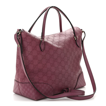 Gucci Guccissima Medium Bree Foldover Tote Peonia Flower 3 of 13