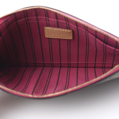Louis Vuitton Monogram Neverfull MM GM Pochette Pivoine 4 of 10