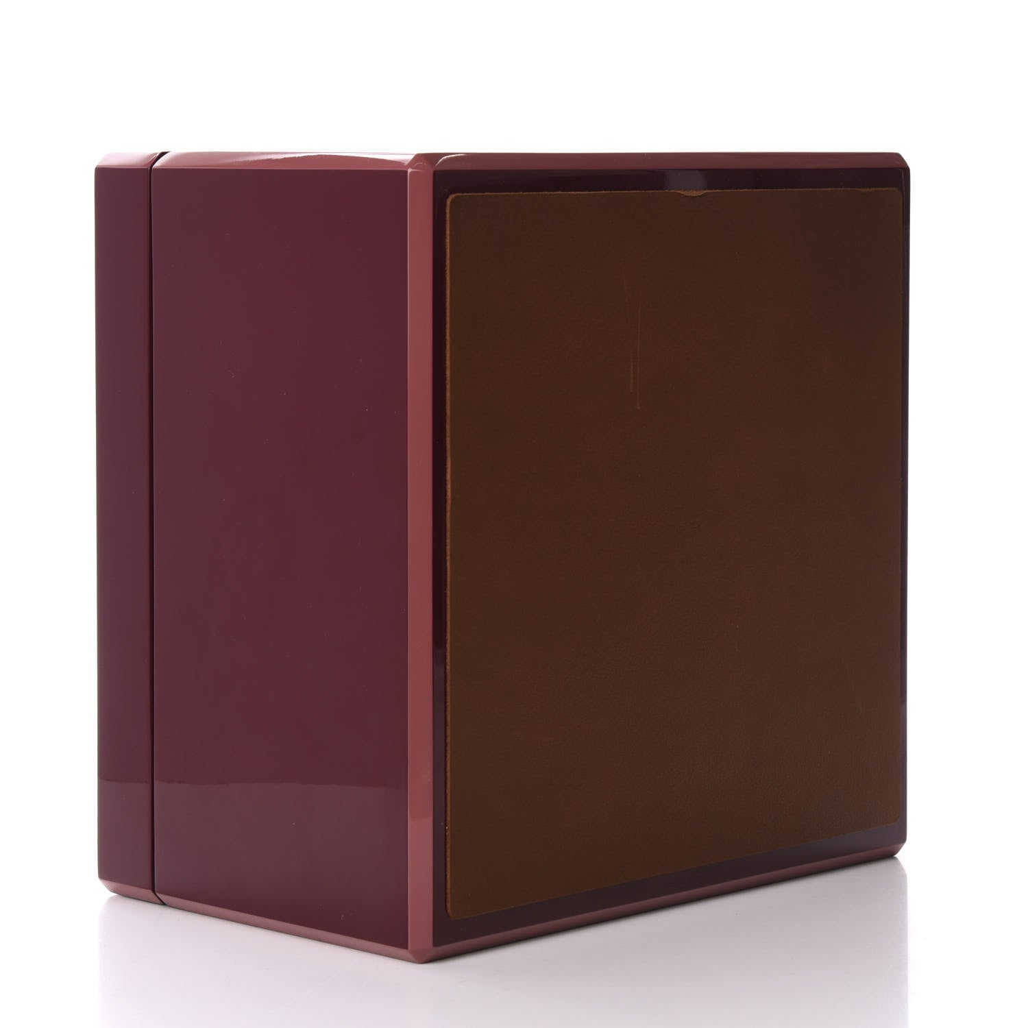 Hermes Lacquered Wood Smooth Taurillon Facettes Jewelry Box 3 of 11