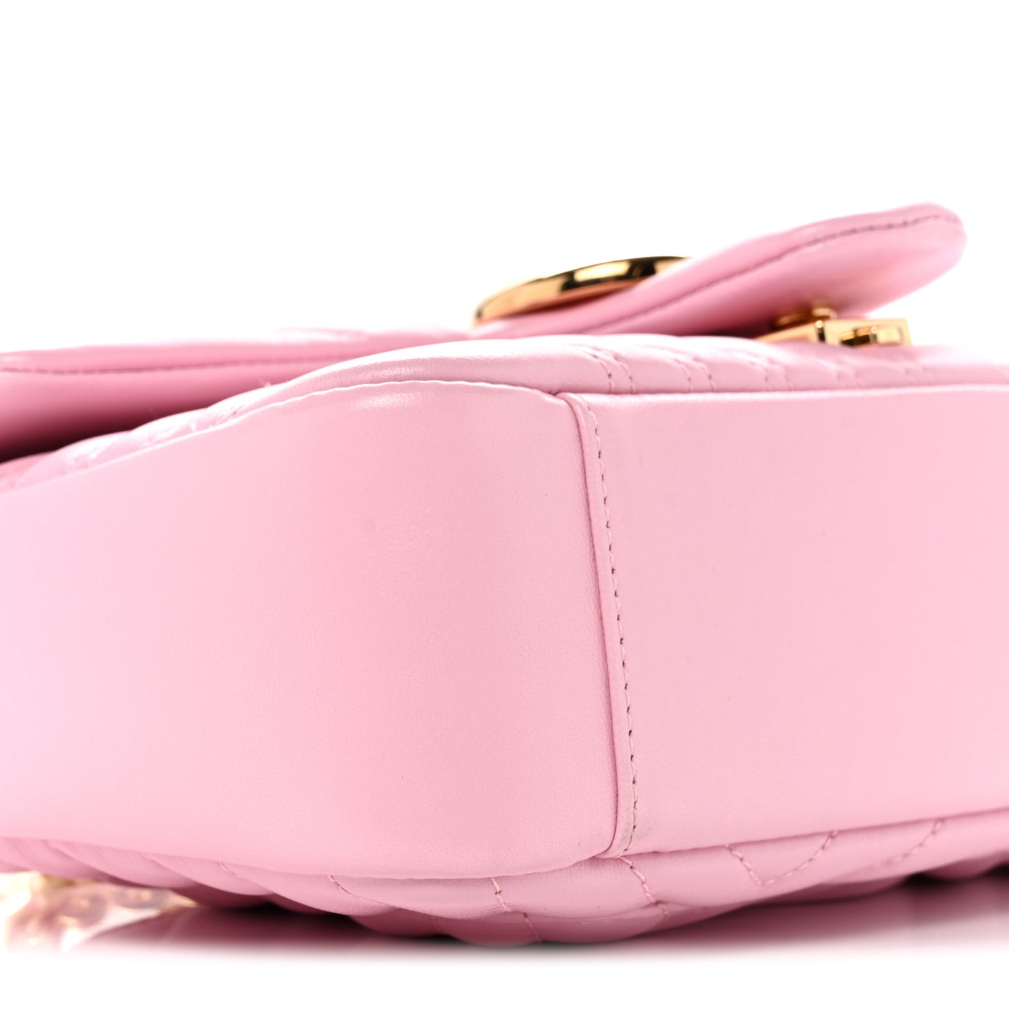 Lambskin Matelasse Medium GG Marmont Shoulder Bag Light Pink