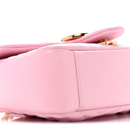 Gucci Lambskin Matelasse Medium GG Marmont Shoulder Bag Light Pink 9 of 13