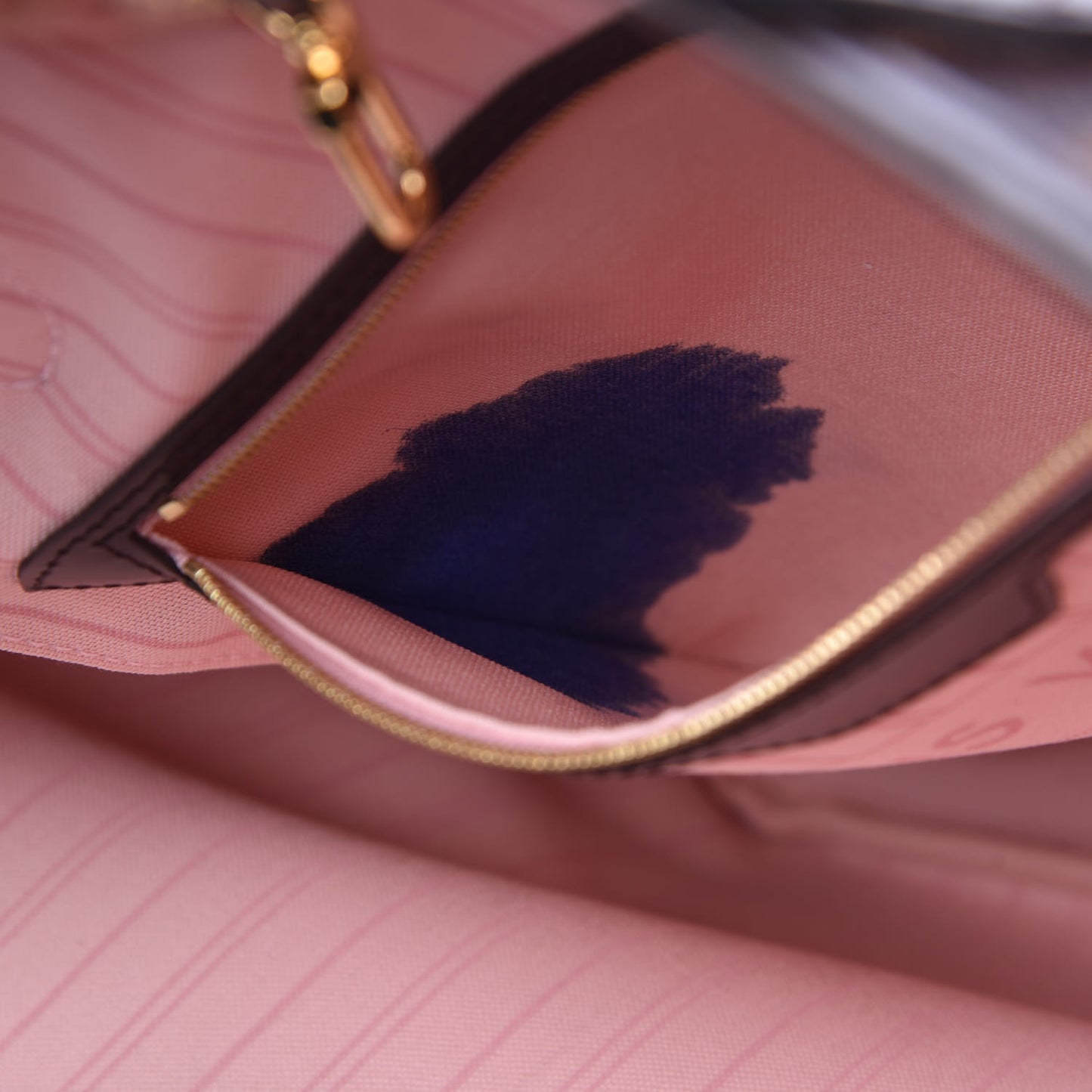 Damier Ebene Neo Neverfull MM Rose Ballerine