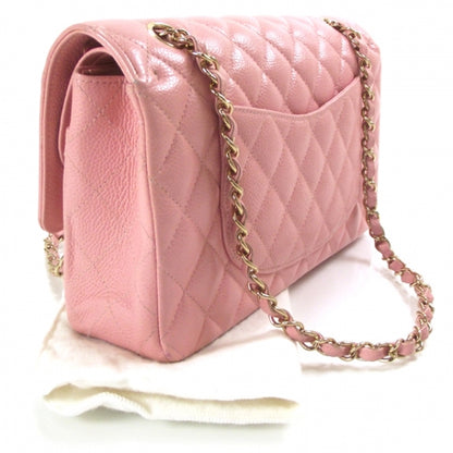 Chanel Caviar Medium Double Flap Pink GHW 3 of 12