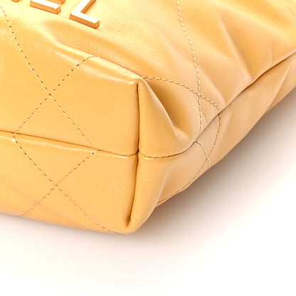 Chanel Shiny Calfskin Quilted Mini Chanel 22 Yellow 10 of 11