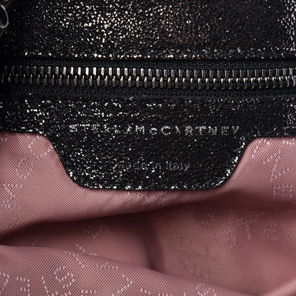 Stella McCartney Chamois Shiny Dotted Falabella Fold Over Tote Ruthenium 6 of 9