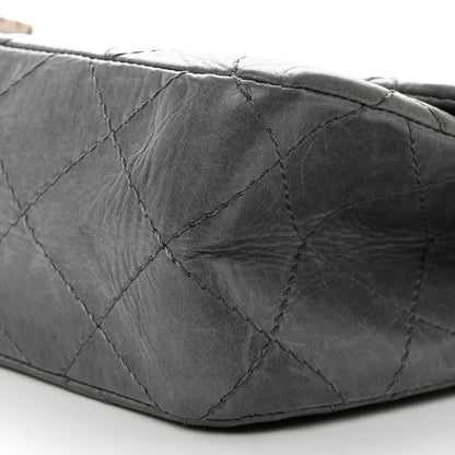 Chanel Aged Calfskin Quilted 50th Anniversary 2.55 Reissue 227 Flap Grey 11 of 11