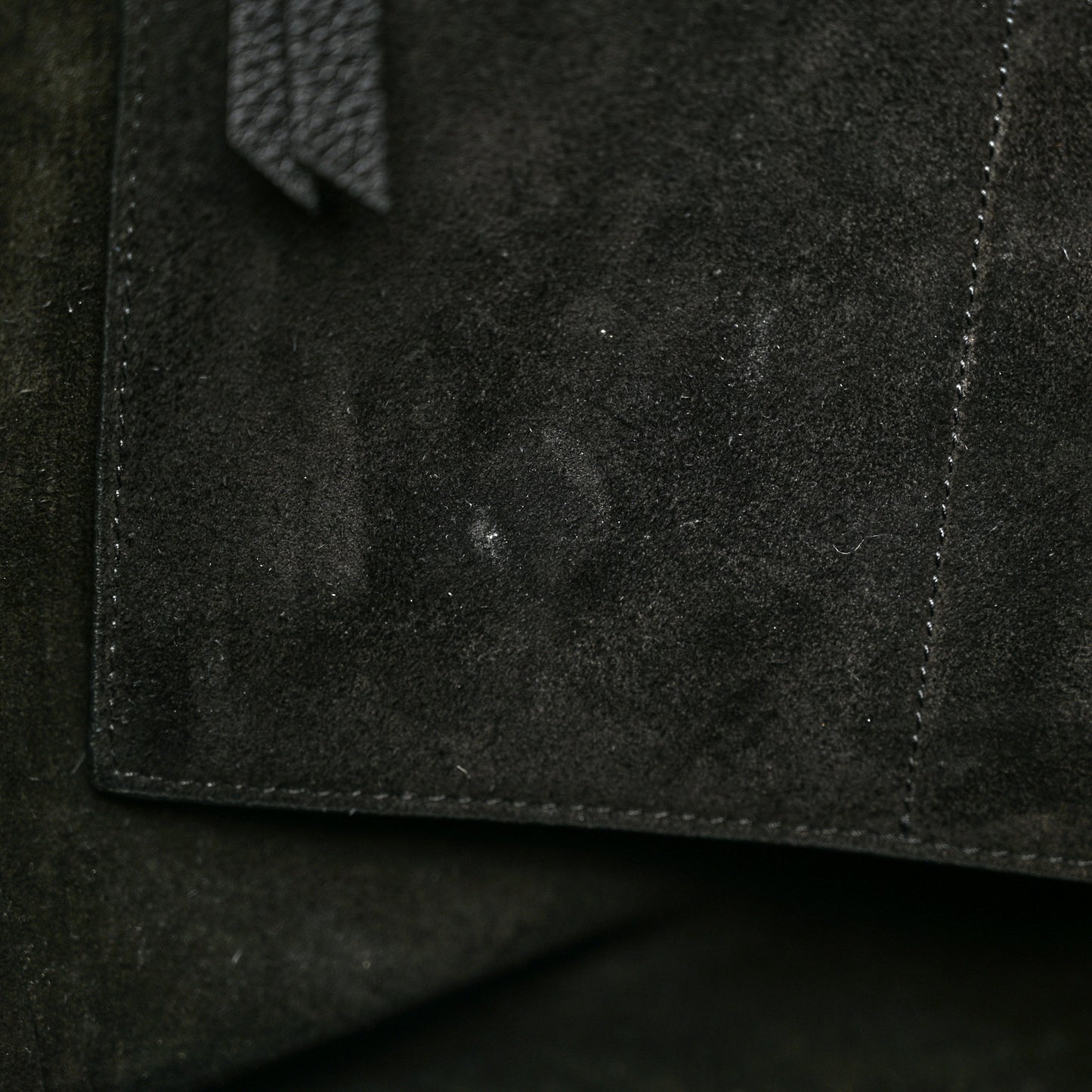 Soft Grained Calfskin Medium Belt Cabas Phantom Black