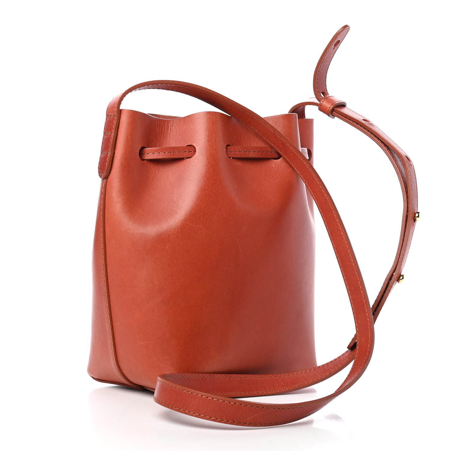 Mansur Gavriel Calfskin Mini Bucket Bag Brandy 2 of 7