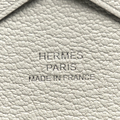 Hermes Chevre Mysore Calvi Duo Card Case Gris Perle 6 of 9