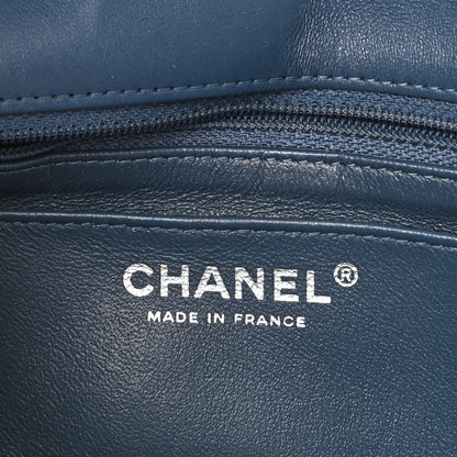 Chanel Lambskin Quilted Mini Rectangular Flap Blue 5 of 10