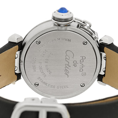 Cartier Stainless Steel Fabric 27mm Miss Pasha Quartz Watch 4 of 4