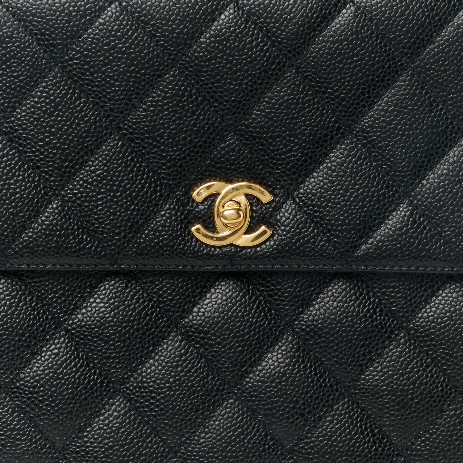 Chanel Caviar Quilted Jumbo Kelly Flap Black 9 of 11