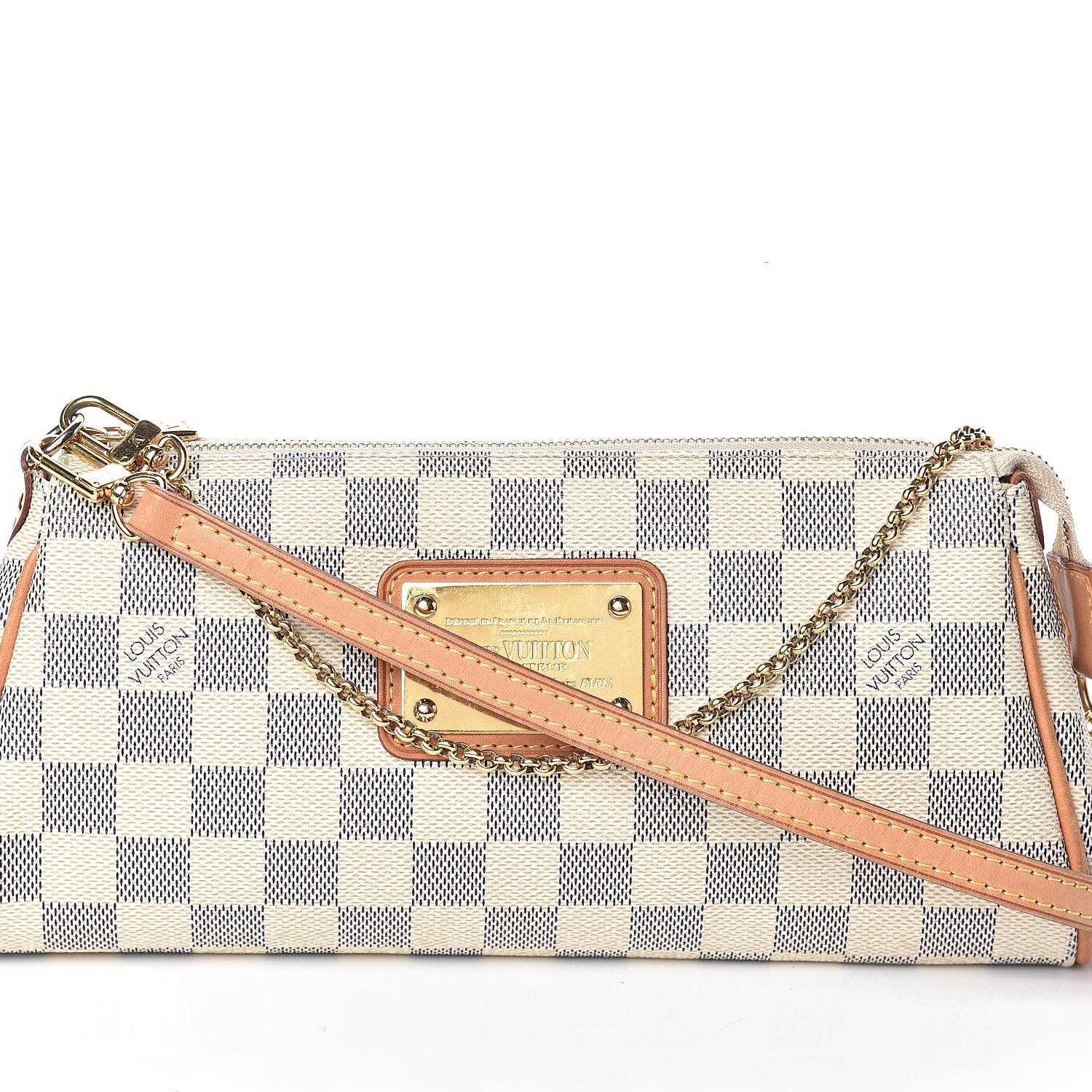 Louis Vuitton Damier Azur Eva Clutch 7 of 9