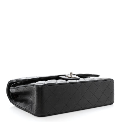 Chanel Lambskin Quilted Medium Double Flap Black 4 of 19