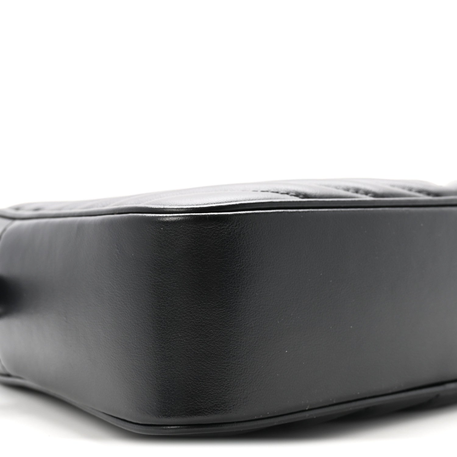 Saint Laurent Calfskin Matelasse Monogram Monochrome Lou Camera Bag Black 8 of 9