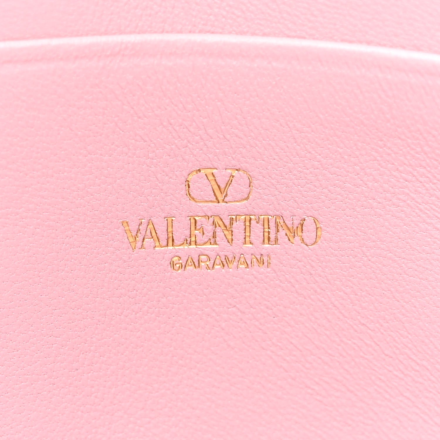 Valentino Garavani Nappa Quilted Roman Stud Zip Pouch Water Lilac 6 of 11