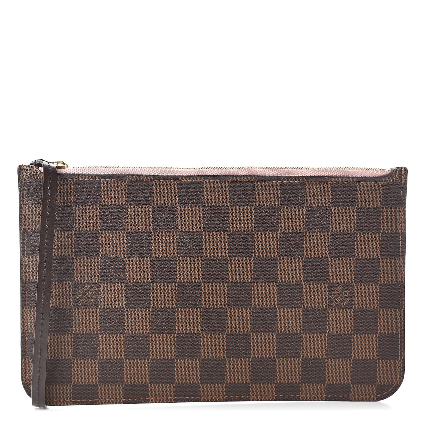 Damier Ebene Neverfull MM GM Pochette Rose Ballerine