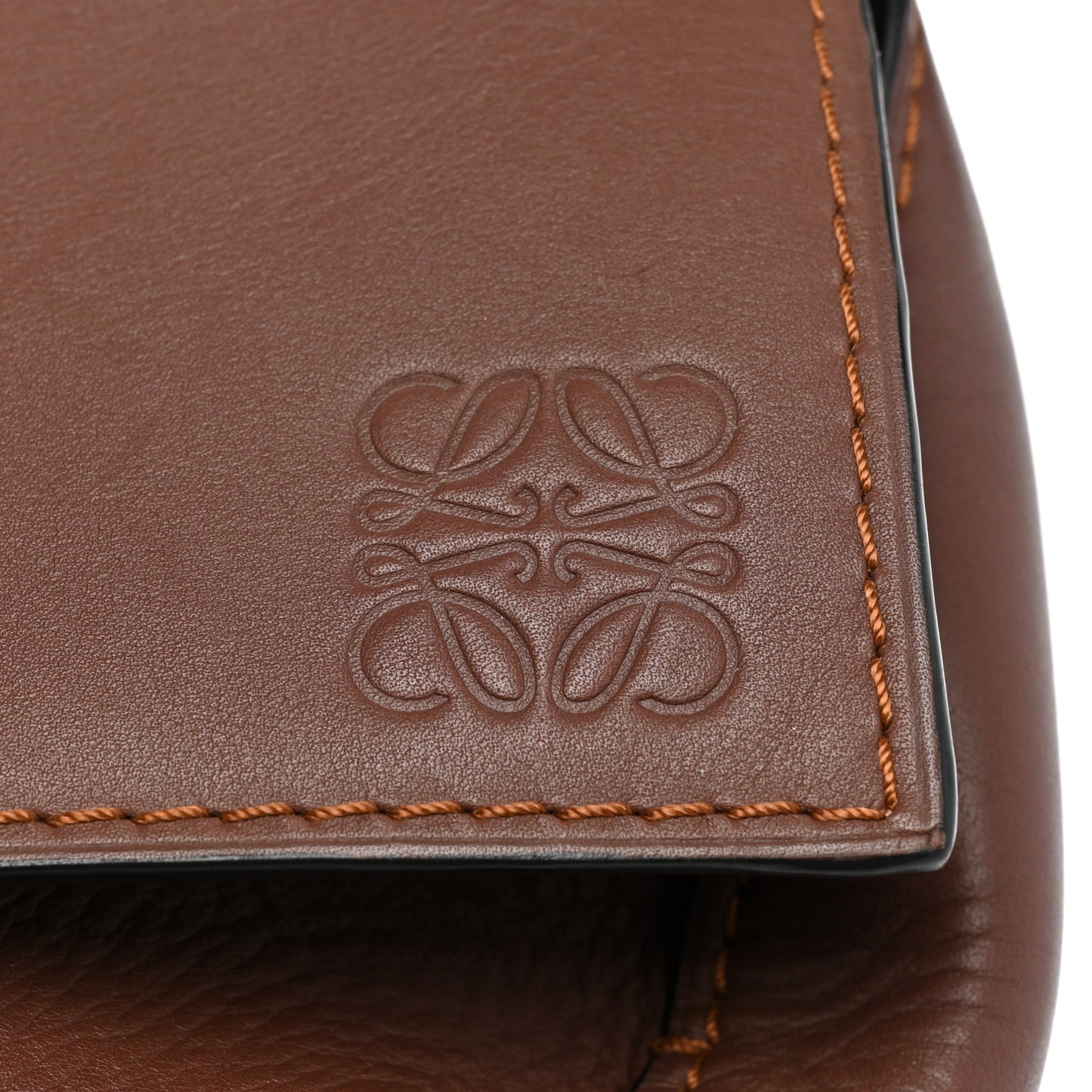 Calfskin Large Puzzle Bag Brown