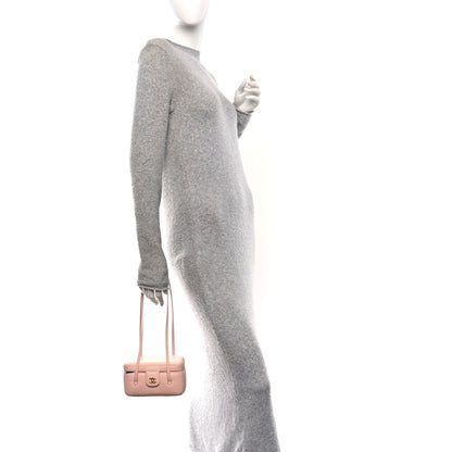 Chanel Shiny Caviar Preppy Coco Long Vanity With Strap Light Pink 2 of 11