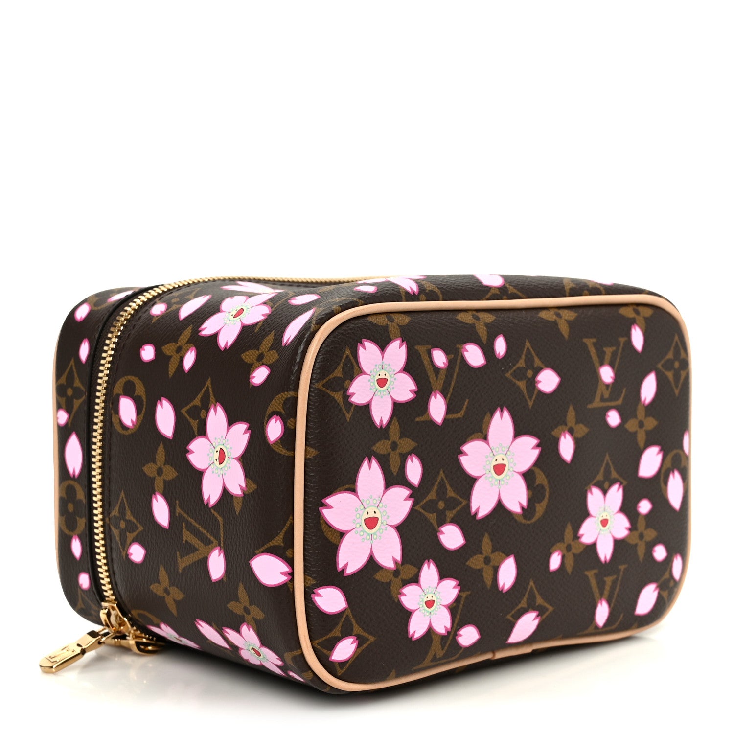 Louis Vuitton LV X TM Monogram Cherry Blossom Nice Mini Sakura Brown 4 of 9