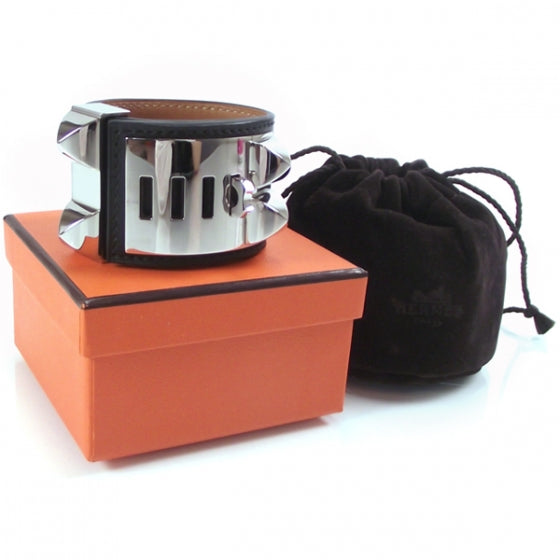 Hermes Tadelak Leather Collier de Chien Bracelet 3 of 6
