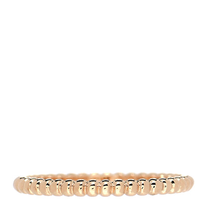 Van Cleef & Arpels 18K Yellow Gold Small Perlee Ring 60 9 3 of 5