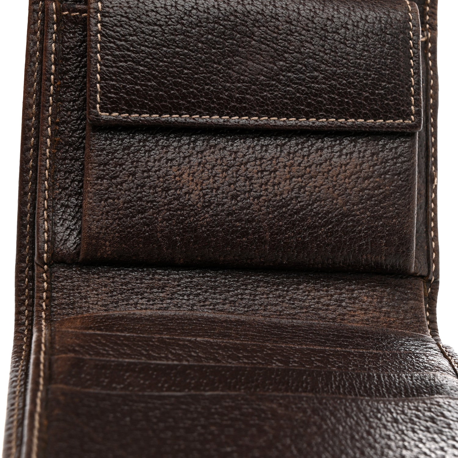 Gucci Monogram Princy Compact French Flap Wallet Brown 7 of 9