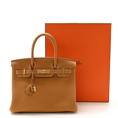 Hermes Togo Birkin 30 Natural Sable 11 of 11