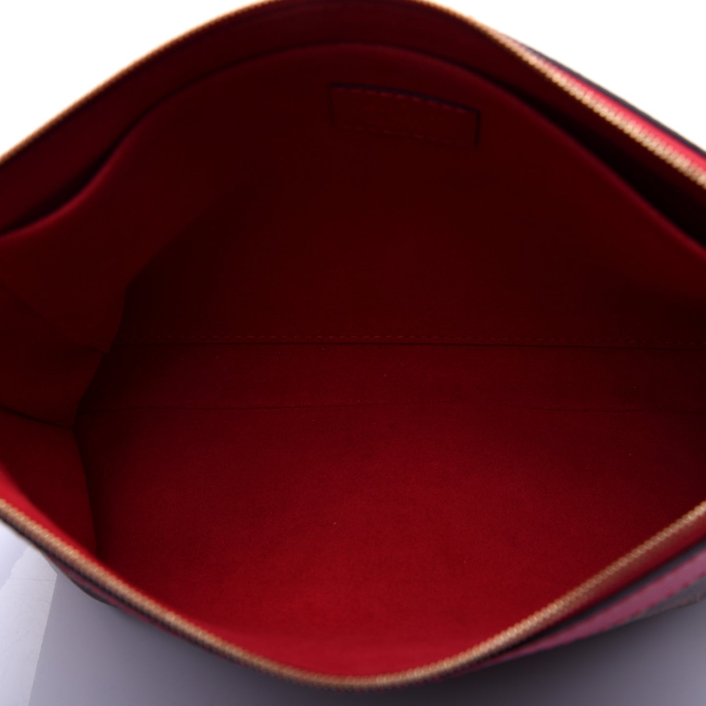 Damier Ebene Daily Pouch Scarlet