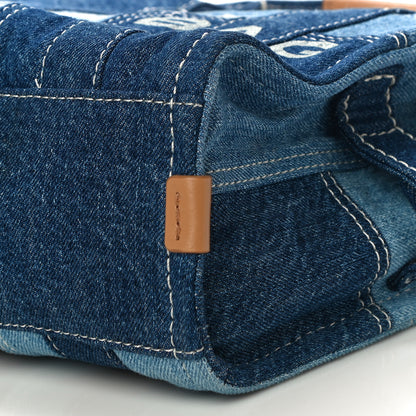 Marc Jacobs Denim Canvas Small Tote Bag Blue 10 of 11