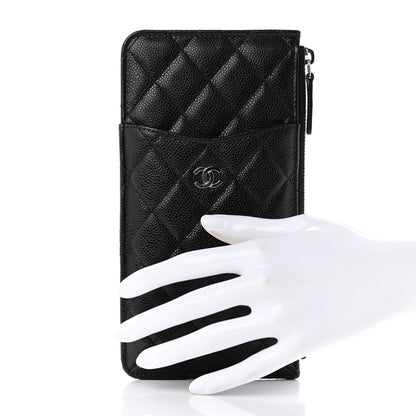 Chanel Caviar Quilted Classic iPhone Pouch Black 2 of 7