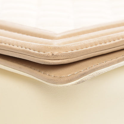 Chanel Lambskin Quilted Large Boy Flap Light Beige Dark Beige 9 of 15