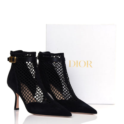 Christian Dior Suede Resille Dior-I Short Boots 41 Black 8 of 8