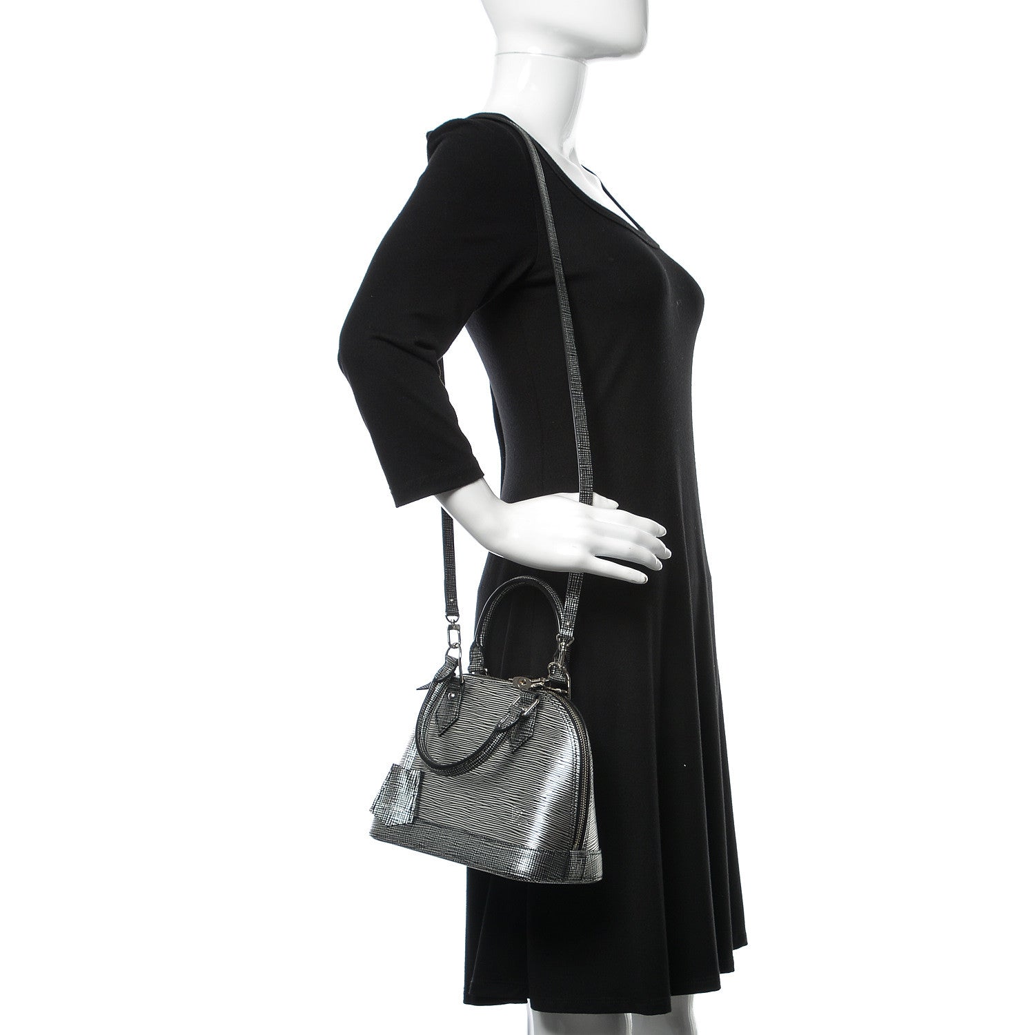 Louis Vuitton Epi Alma BB Platine 2 of 8