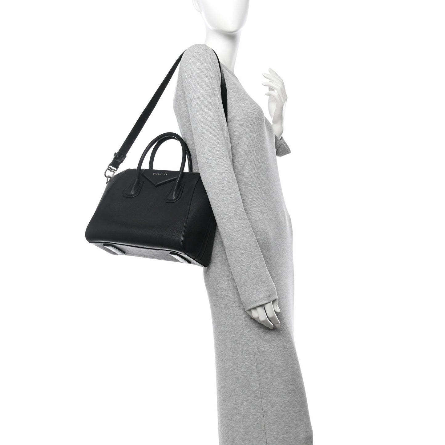 Sugar Goatskin Small Antigona Black