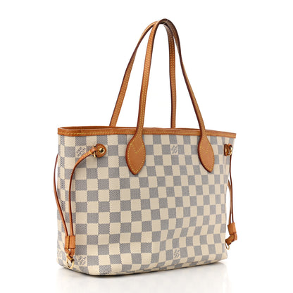 Louis Vuitton Damier Azur Neverfull PM 3 of 10