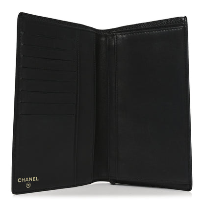 Chanel Caviar Timeless CC Yen Wallet Black 7 of 14