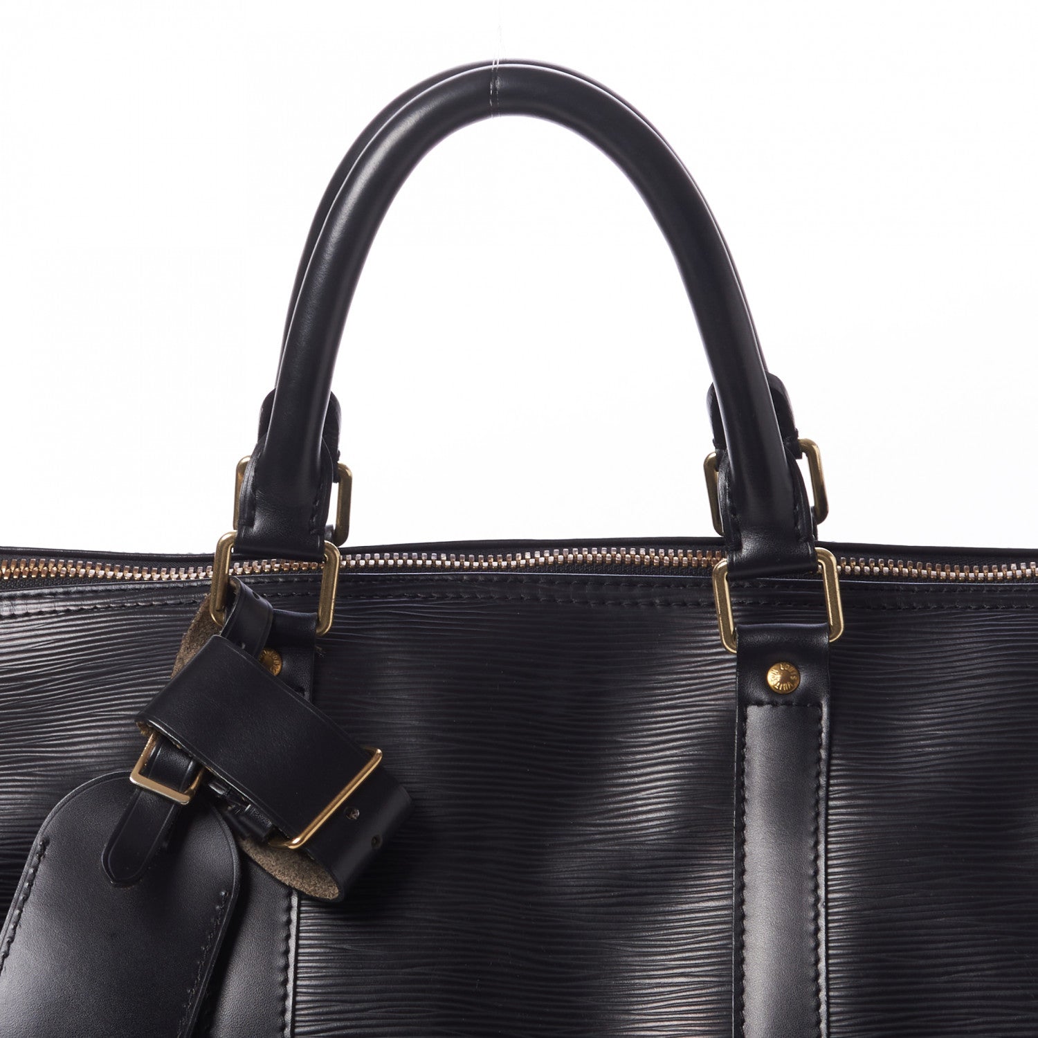 Louis Vuitton Epi Keepall 50 Black 7 of 9