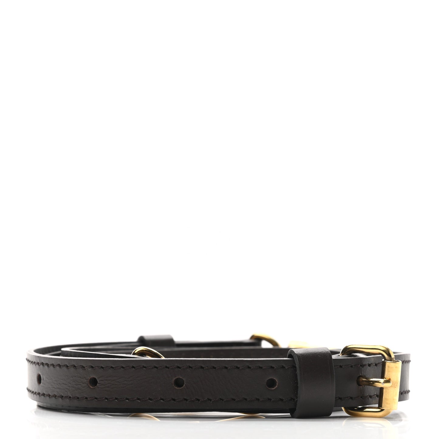 Calfskin 12mm Adjustable Shoulder Strap Brown