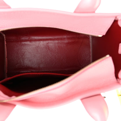 Marc Jacobs MARC JACOBS Grained Calfskin Small The Tote Bag Ribbon Pink 5 of 11